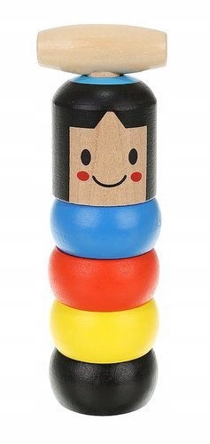 LUDZIK MAGICZNY ZABAWKA KLOCKI DREWNIANE Marka Iso Trade