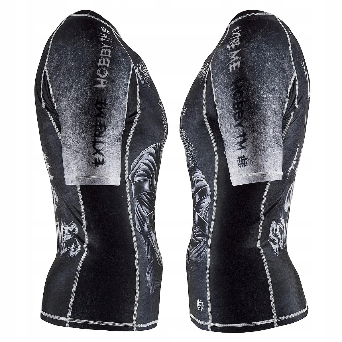 EXTREME HOBBY KOSZULKA RASHGUARD PSYCHO CLOWN BLACK CZARNA XL Kod producenta KOSZULKA TRENINGOWA KOSZULKA TERMICZNA