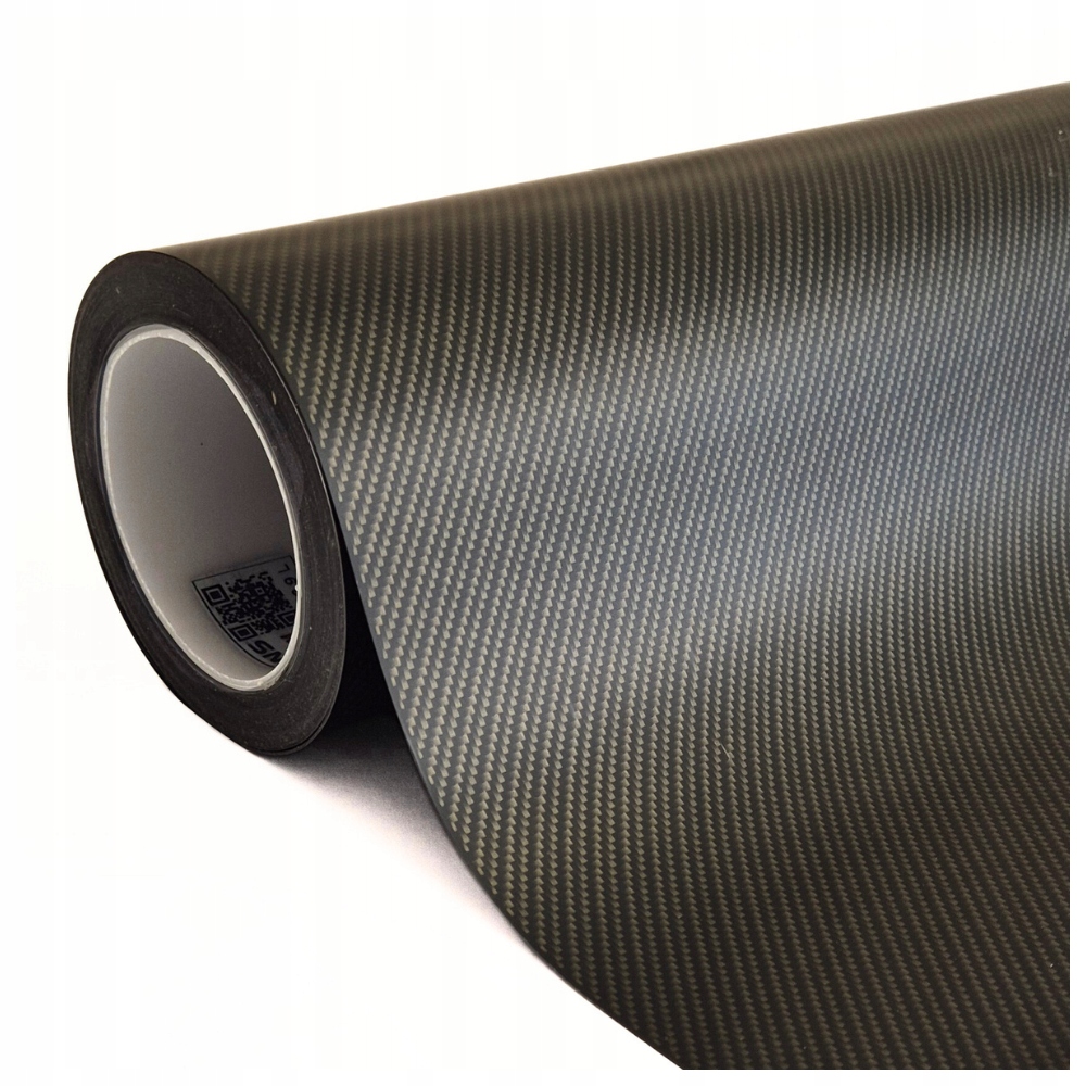 Folia Carbon Czarna Matowa Czarny Mat Okleina Samochodowa Kanalik 152x50cm
