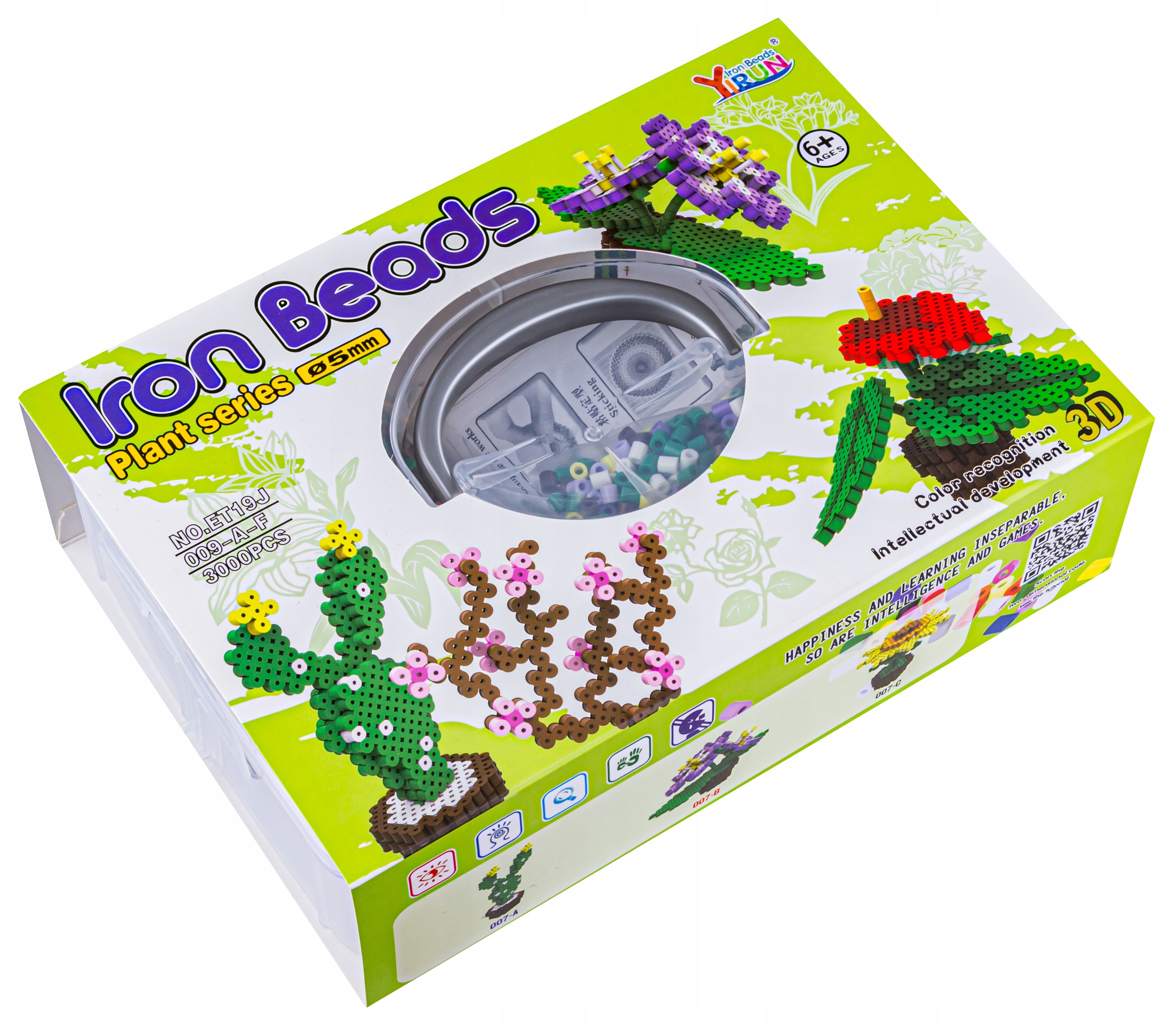 Koraliki do prasowania szablony zestaw PRASOWANKI PRASOWANKA kwiaty WALIZKA EAN (GTIN) 5904659093374