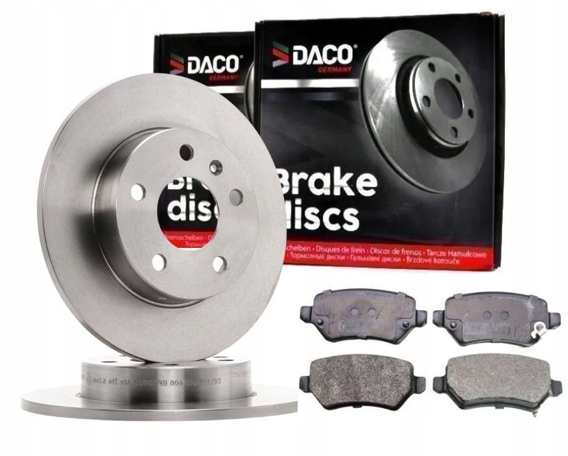 TARCZE KLOCKI TYŁ OPEL ASTRA G H ZAFIRA A B 5 ŚRUB