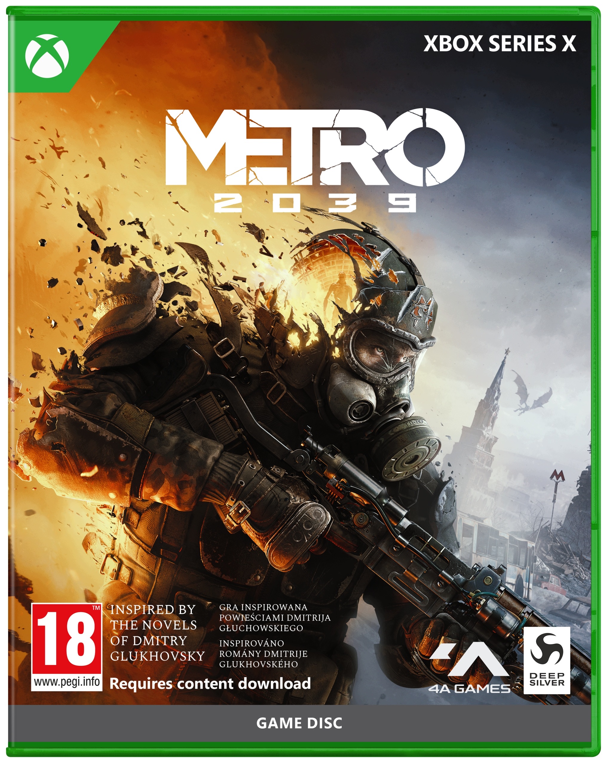 Metro 2039 Day One Edition Xbox Series X Xsx Pudełkowa