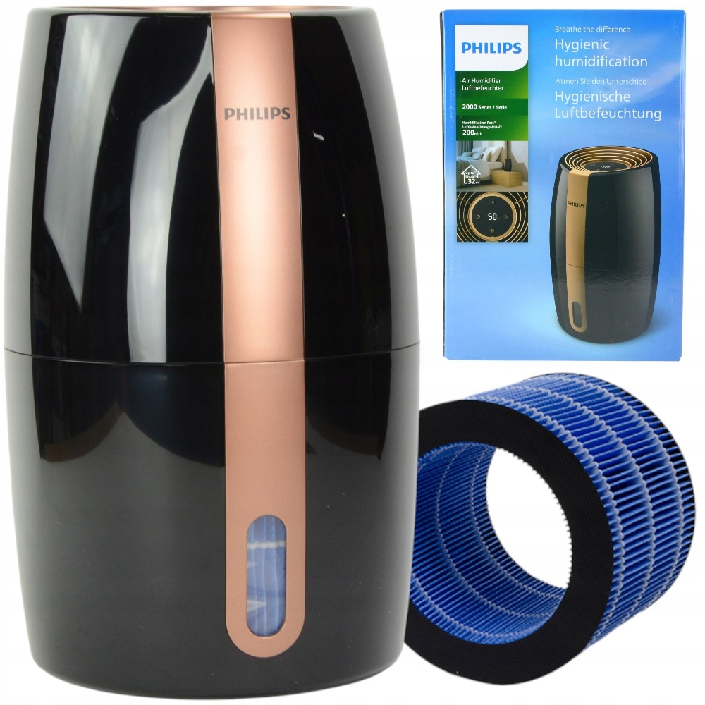 Nawilżacz powietrza Philips HU2718/10 Seria 2000 NanoCloud 32 m2 czarny