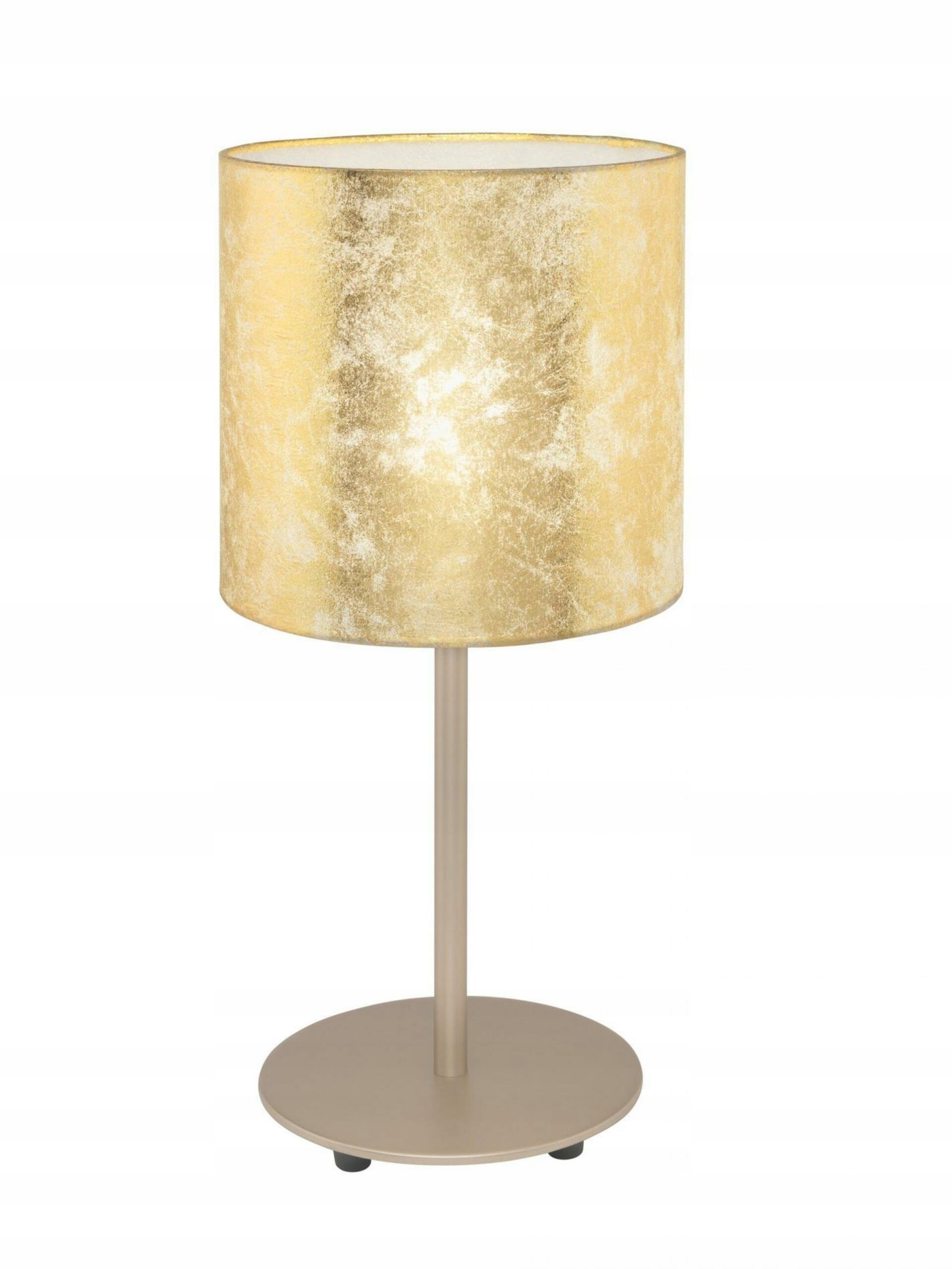Stolová lampa Eglo Viserbella E27 krémová/zlatá 60W 400mm