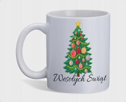 Vianočný hrnček Veselé Vianoce Darček na Vianoce 330 ml krabička keramika