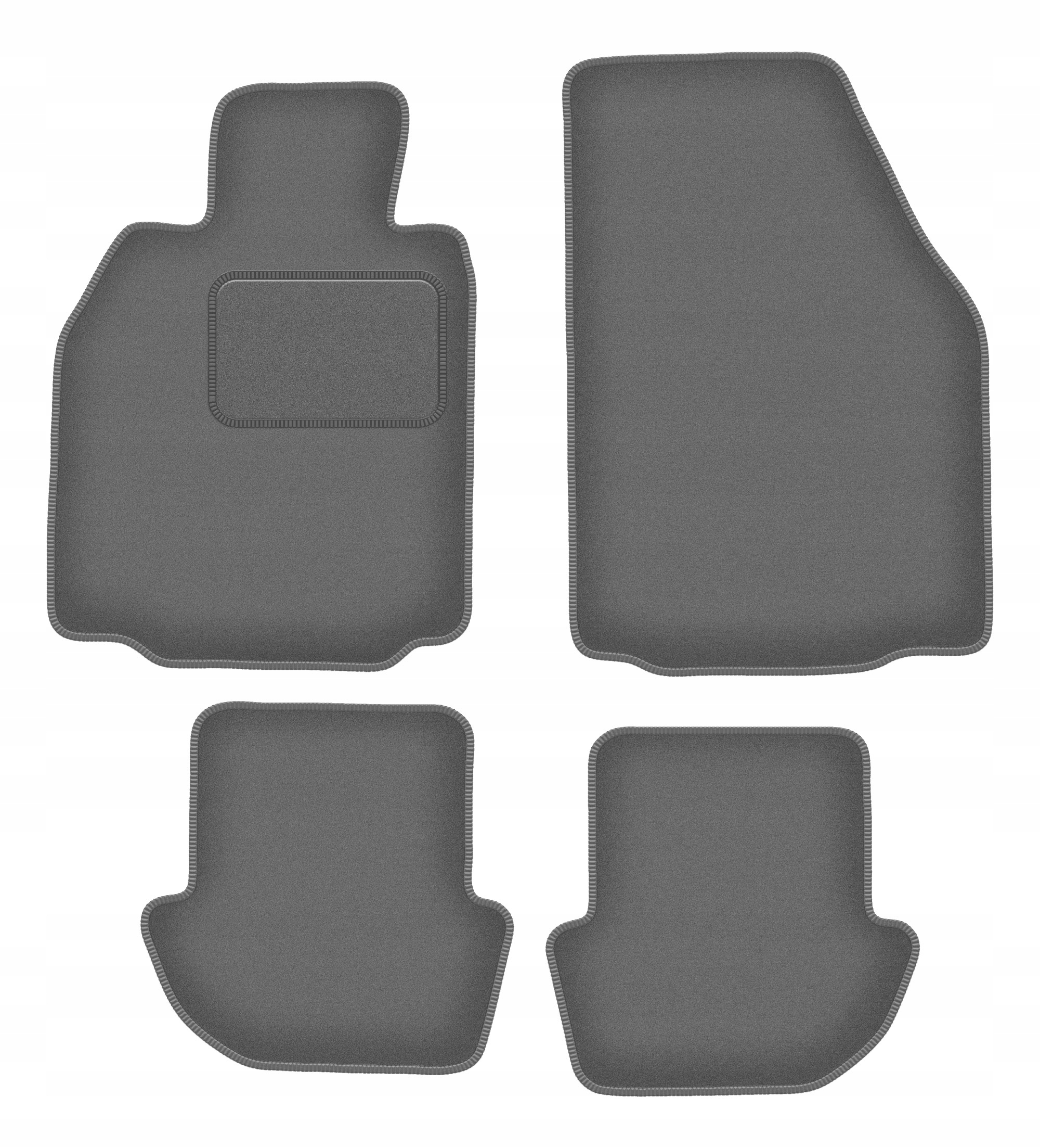 Automobilové velurové koberce pro: Porsche 911 (typ 997) cabro, kupé, targa