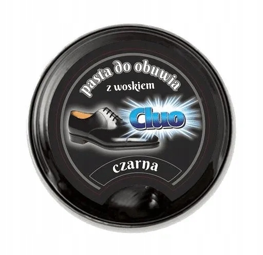 

Cluo Czarna pasta do butów w puszce, 50 ml