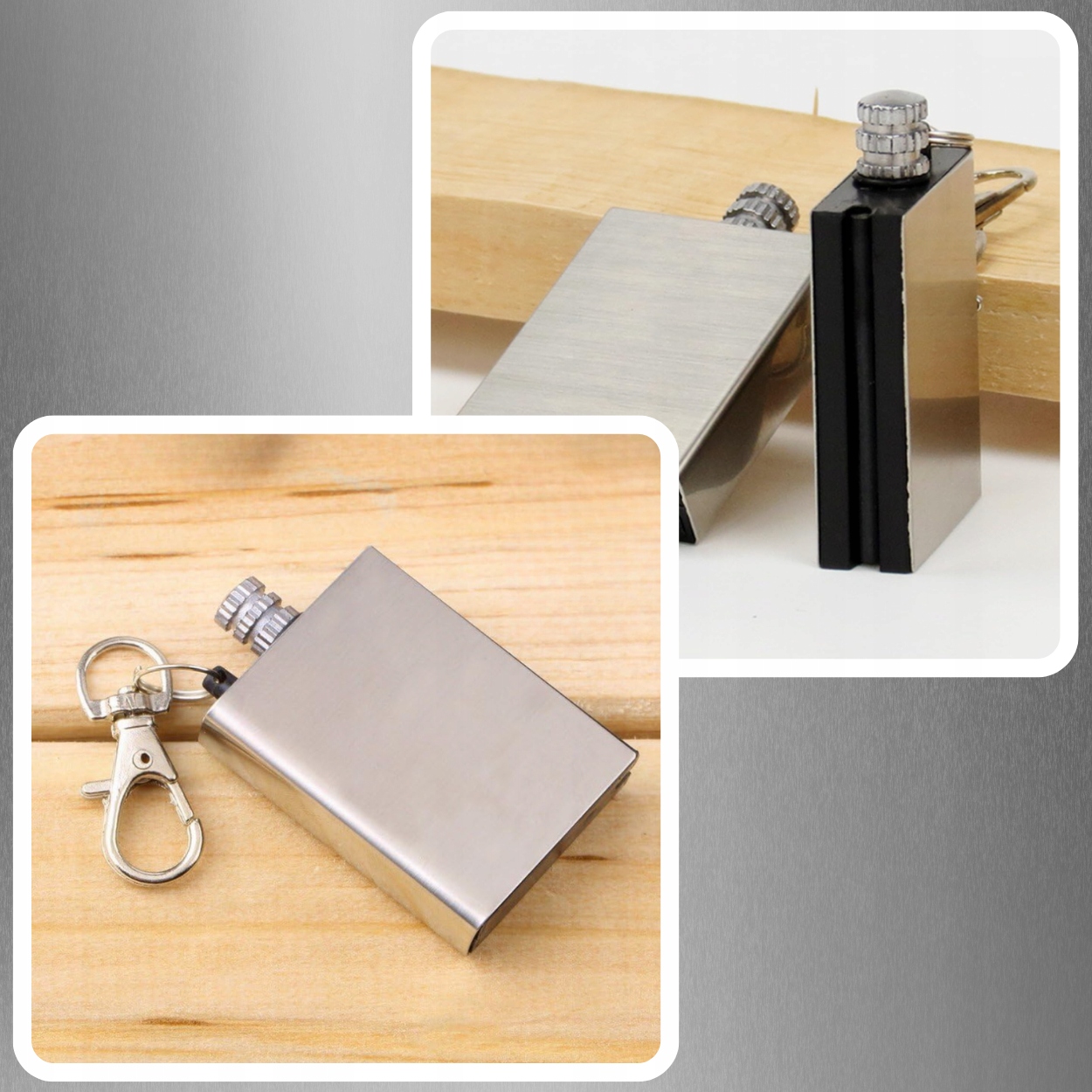 WIECZNA ZAPAŁKA KRZESIWO MAGNEZOWE SURVIVAL BRELOK AMERYKAŃSKIE MOCNE XXL Temperatura iskier 300°C