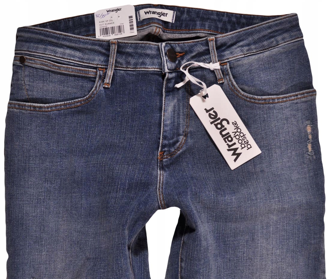 Wrangler kalhoty Jeans blue regular Skinny W28 L32