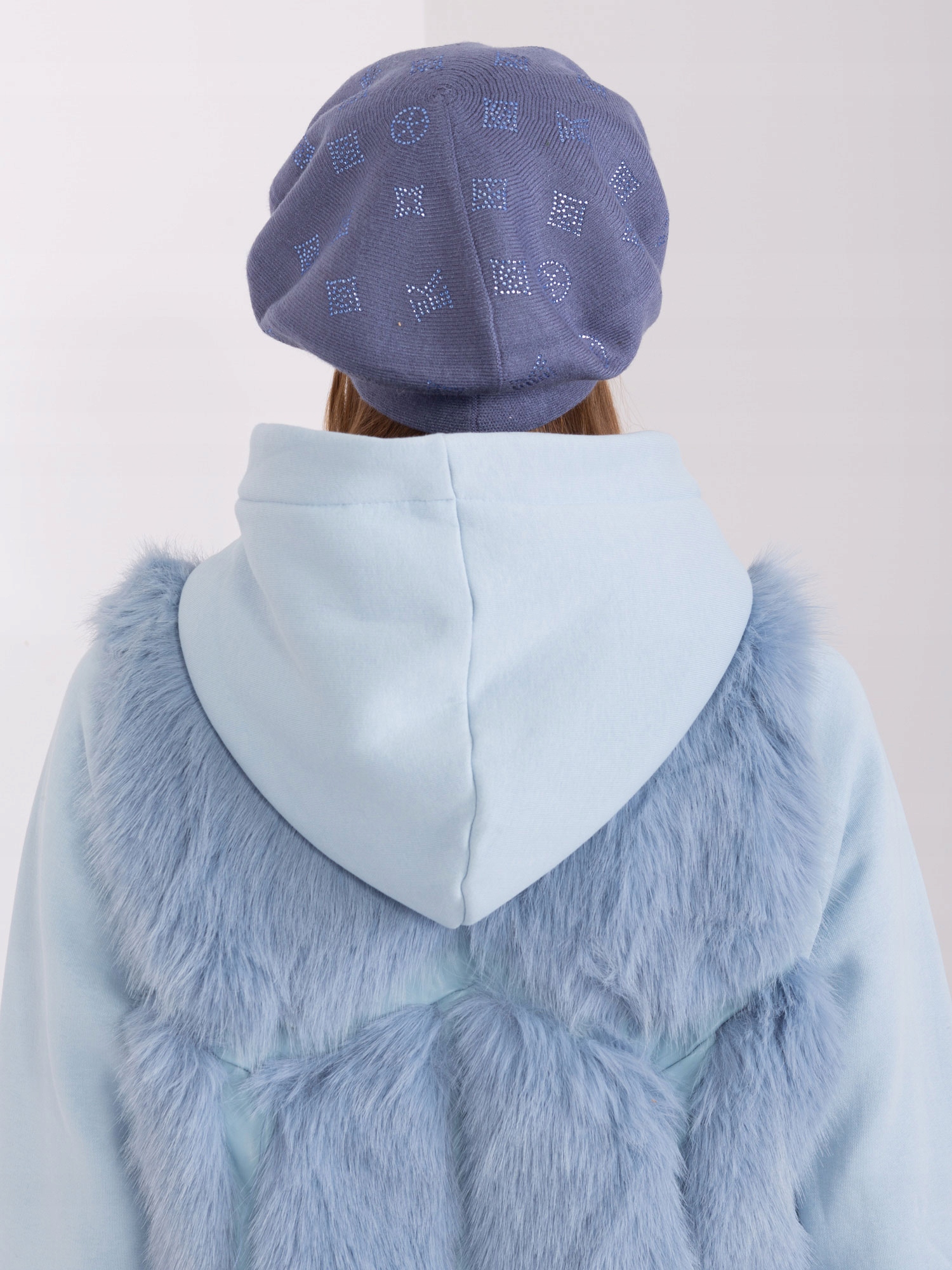 Klasyczny Dzianonowy Modny Stylowy BERET DAMSKI Zimowy Marka inna