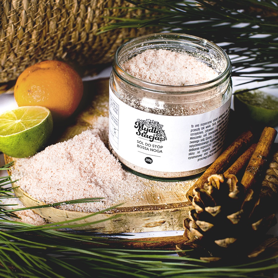 Mydło Stacja, sól do stóp BOSSA NOGA, 280 g Opakowanie słoiczek