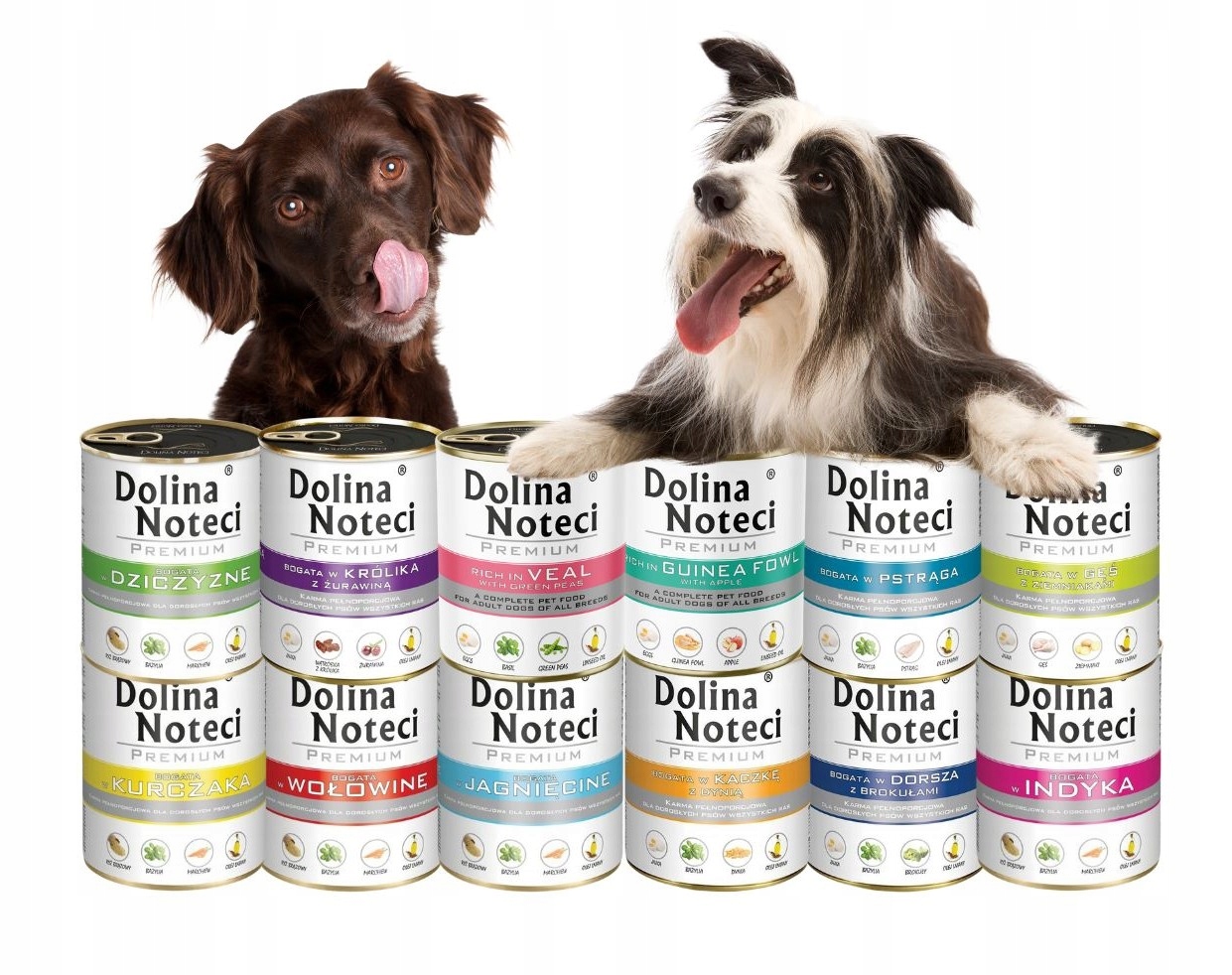 Levně Dolina Noteci Prémiové Vlhké krmivo mix chutí 12x800g Bez Obilí