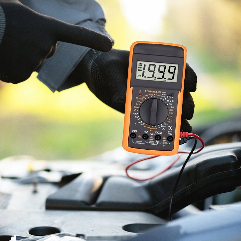 PROFESJONALNY MIERNIK PRĄDU MULTIMETR LCD Model wgsheng6