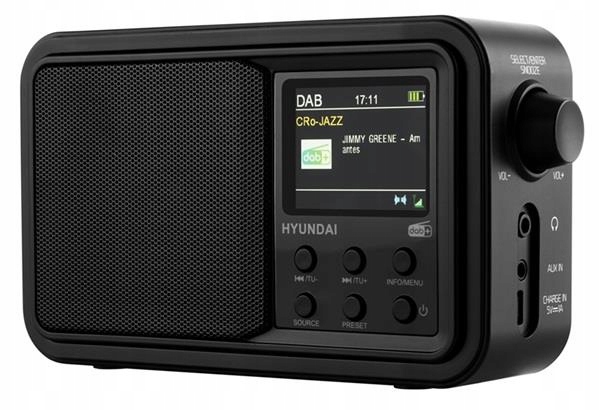 Radio przenośne Dab+/fm, Bluetooth, Hyundai PR650BTDAB
