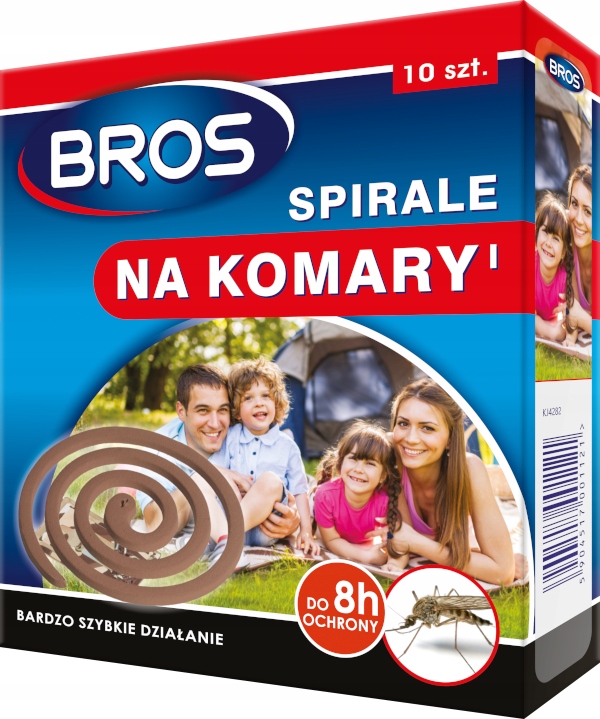 

Żarząca Spirala Zapewniająca Ochronę Na Komary X10