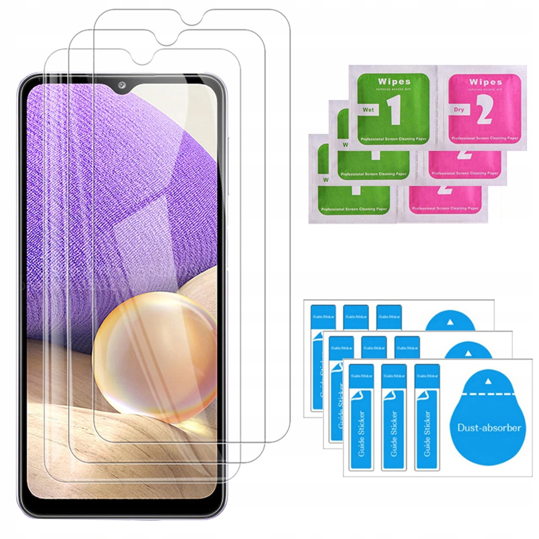 

3x Szkło Hartowane 9H do Samsung Galaxy A32 4G