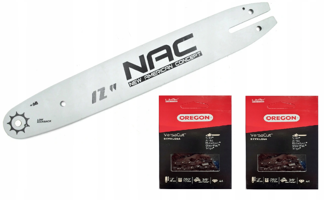 

Prowadnica Nac 30 cm 3/8 1,3 2x łańcuch Oregon