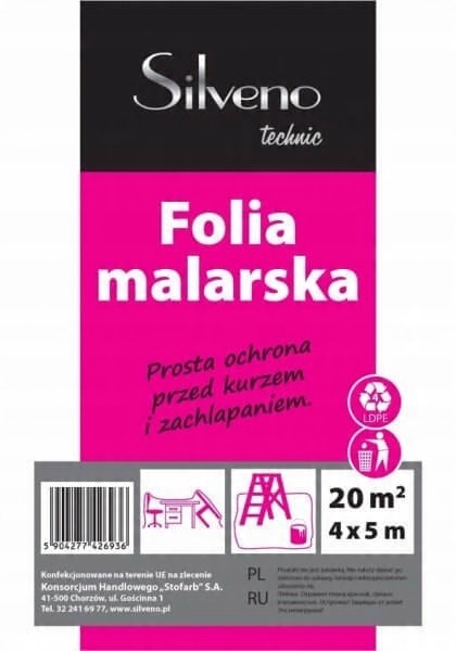 

Folia Malarska Technic Ldpe Cienka 4x5m Silveno