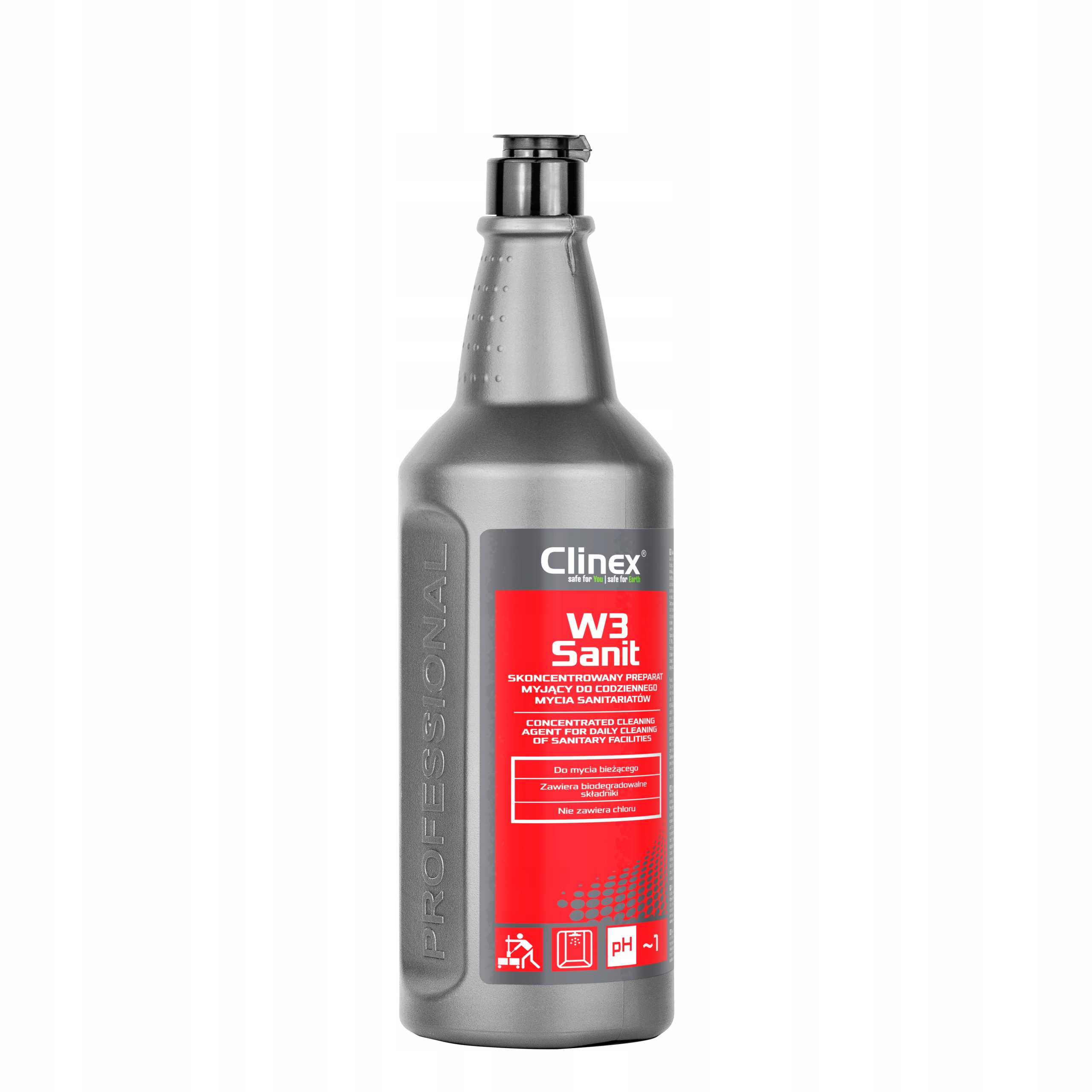 

Clinex W3 Sanit 1L Koncentrat Do Mycia Łazienek