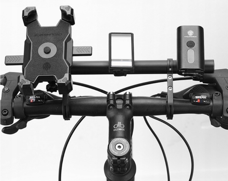 UCHWYT ROWEROWY NA KIEROWNICĘ PRZEDŁUŻKA ROWEROWA PRZEDŁUŻENIE KIEROWNICY Model przedłużka