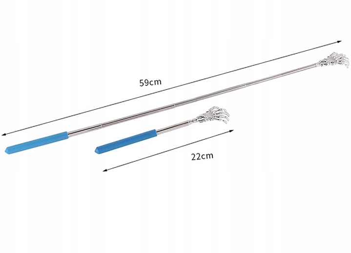 DRAPAK DRAPACZKA TELESKOPOWA DO PLECÓW SKŁADANA RĘKA MASAŻER Marka bez marki