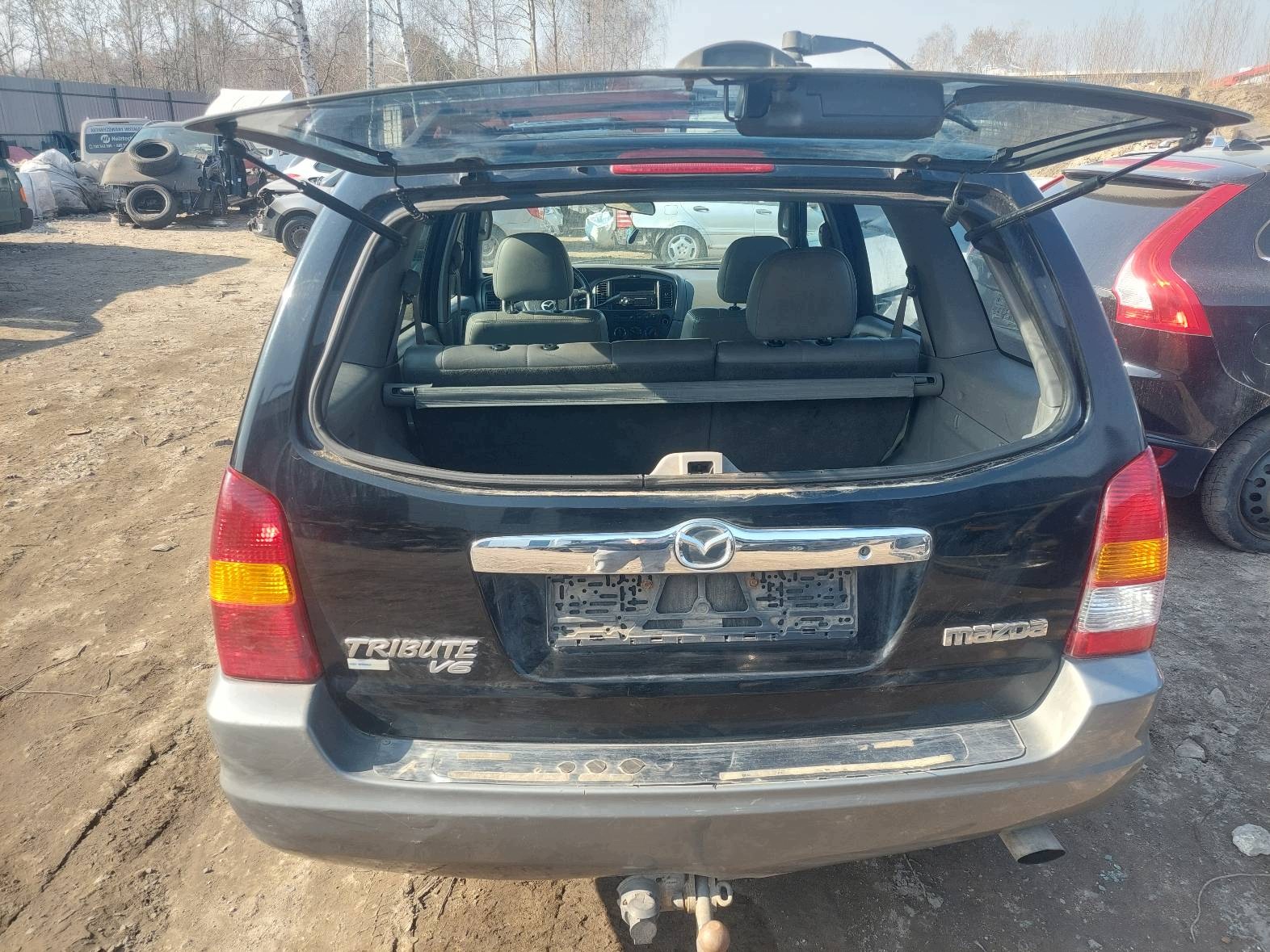 complete rear part MAZDA TRIBUTE pre facelift A2X trunk door boot bumper rear part lights