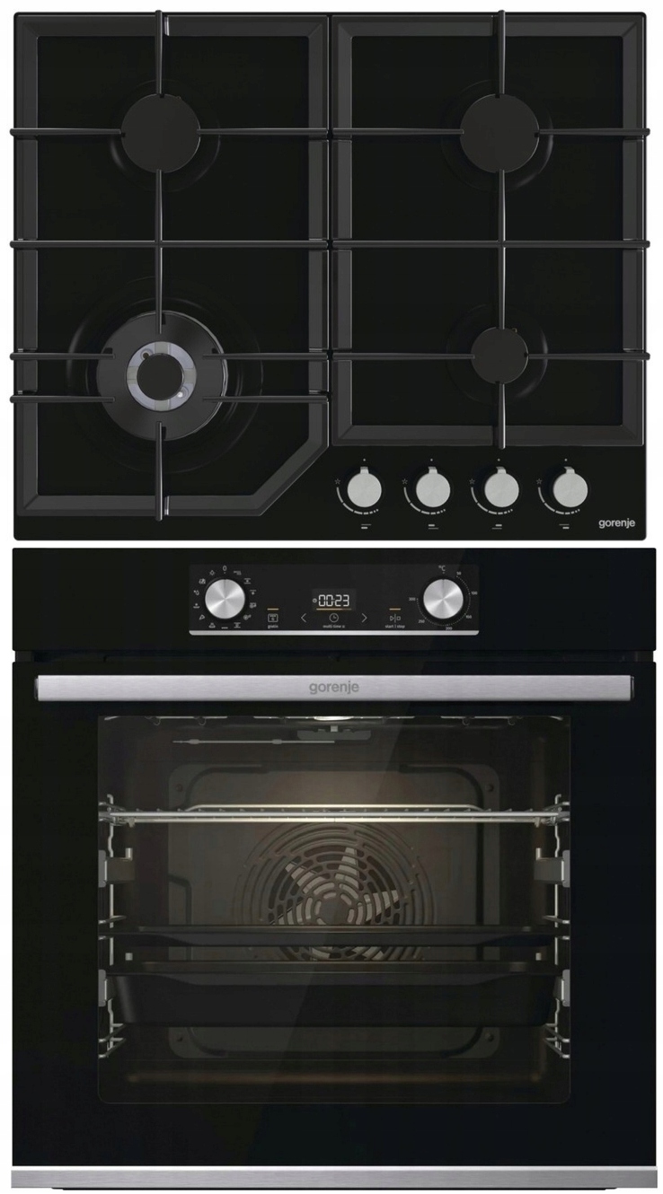 ZESTAW AGD DO ZABUDOWY GROENJE PIEKARNIK BPSX6737E13B + PŁYTA GTW641KB