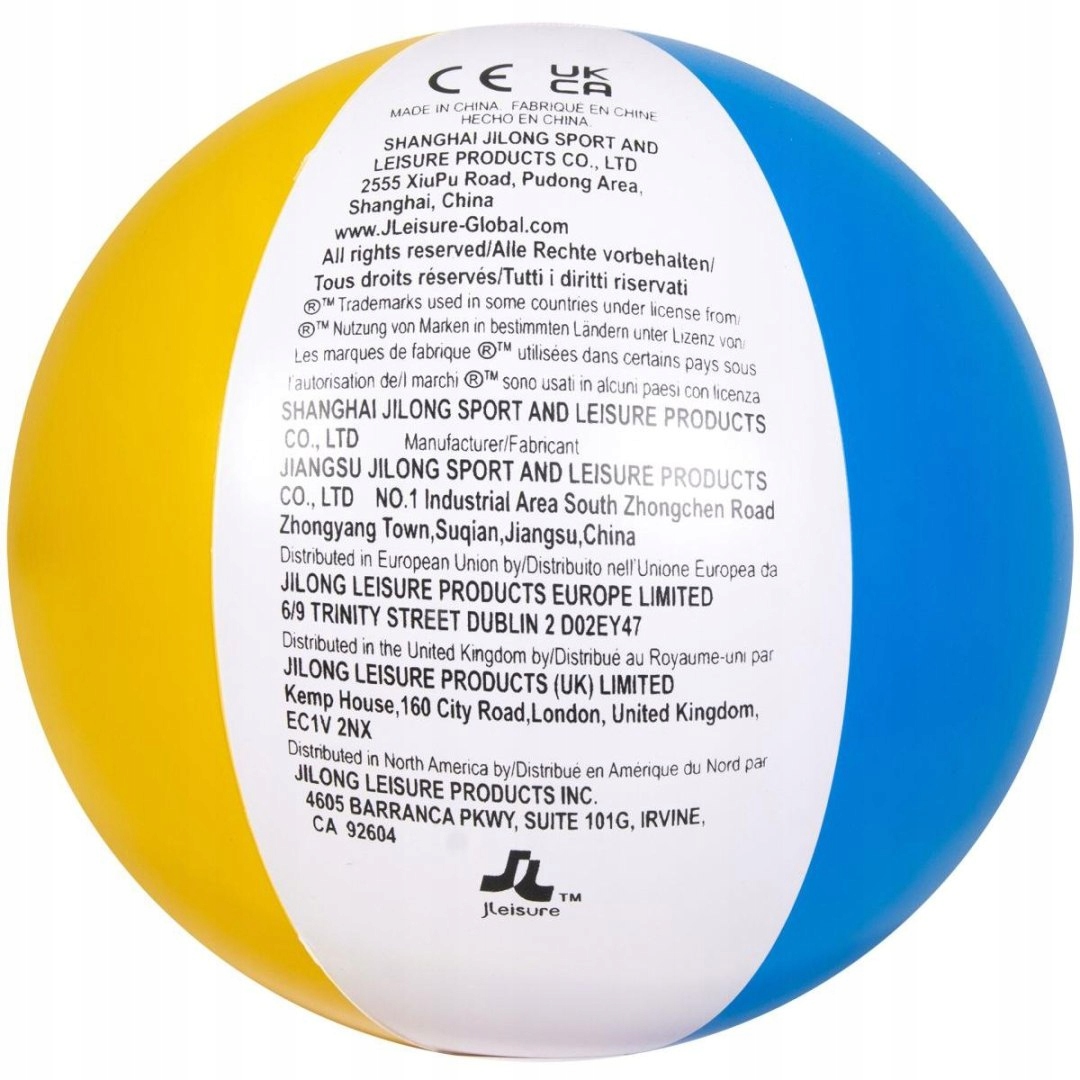 PIŁKA PLAŻOWA DMUCHANA 50CM 66002 Kolor dominujący wielokolorowy