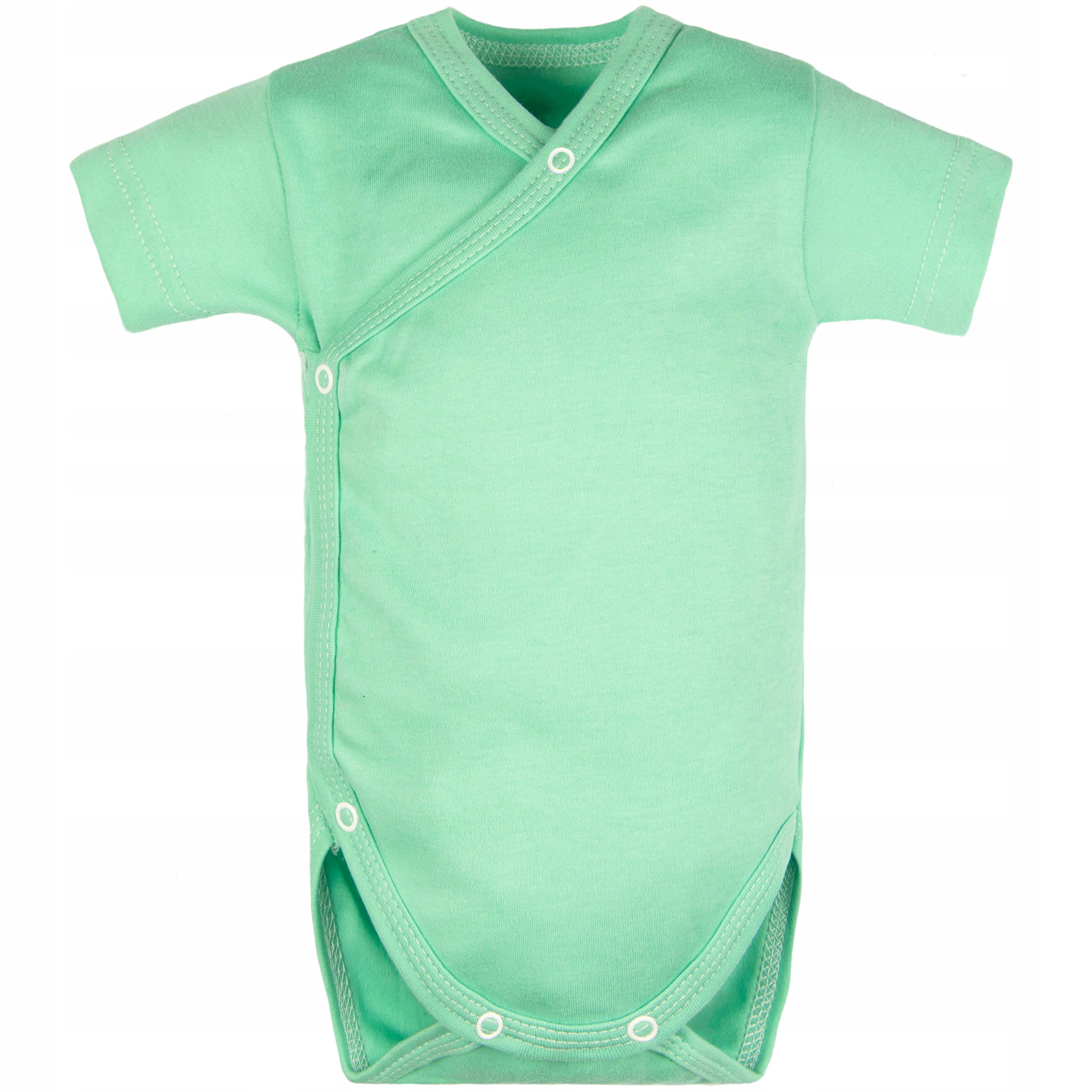 

Bodyy dla dziecka Kopertowe Krótki Rękaw mięta 74