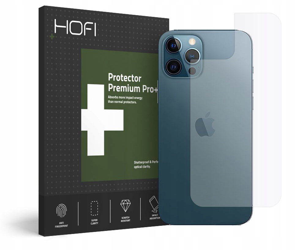 

Hofi - Szkło Na Tył/plecki Do - Iphone 12/12 Pro