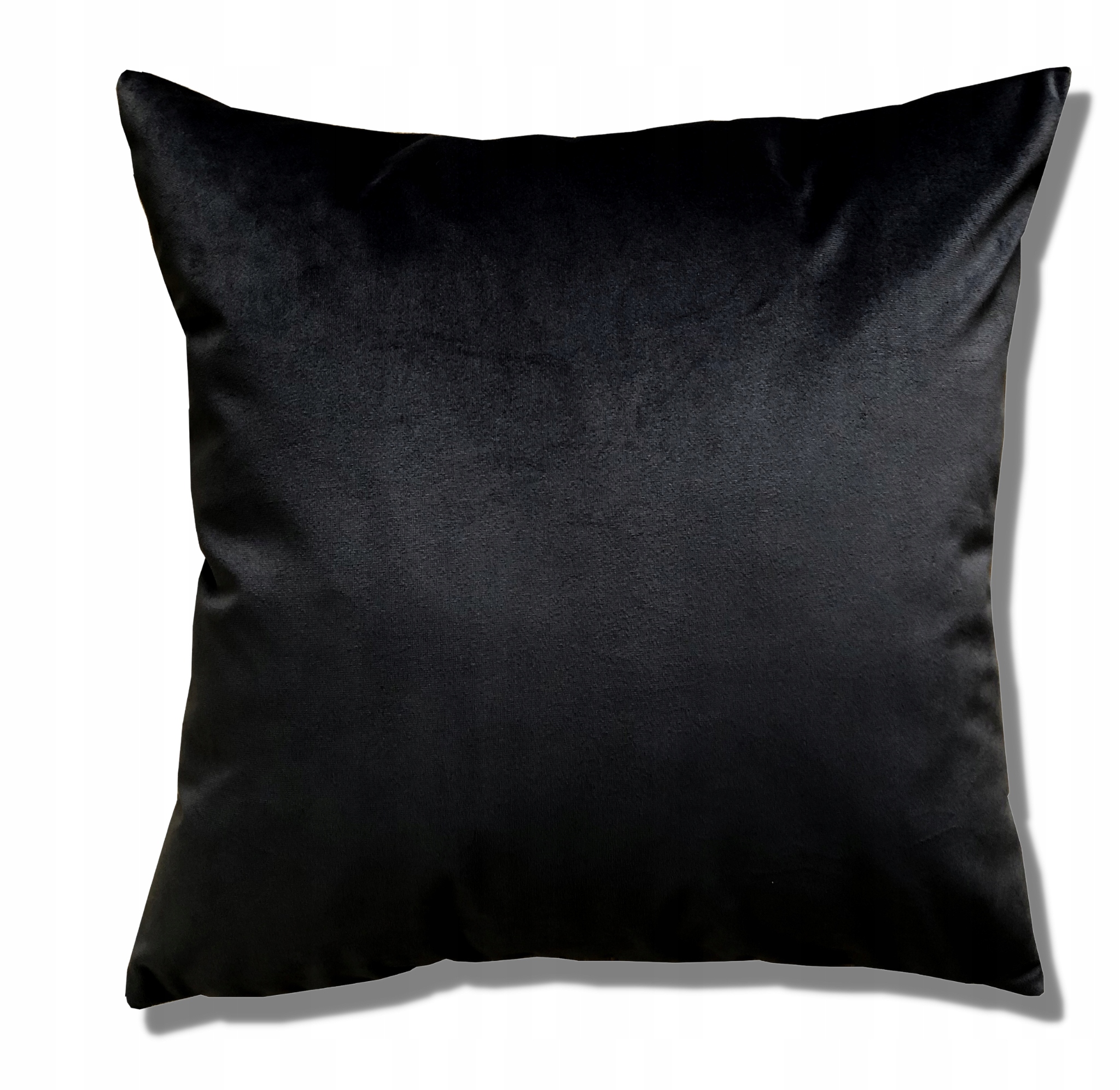 Poszewka welurowa CZARNA 40x40