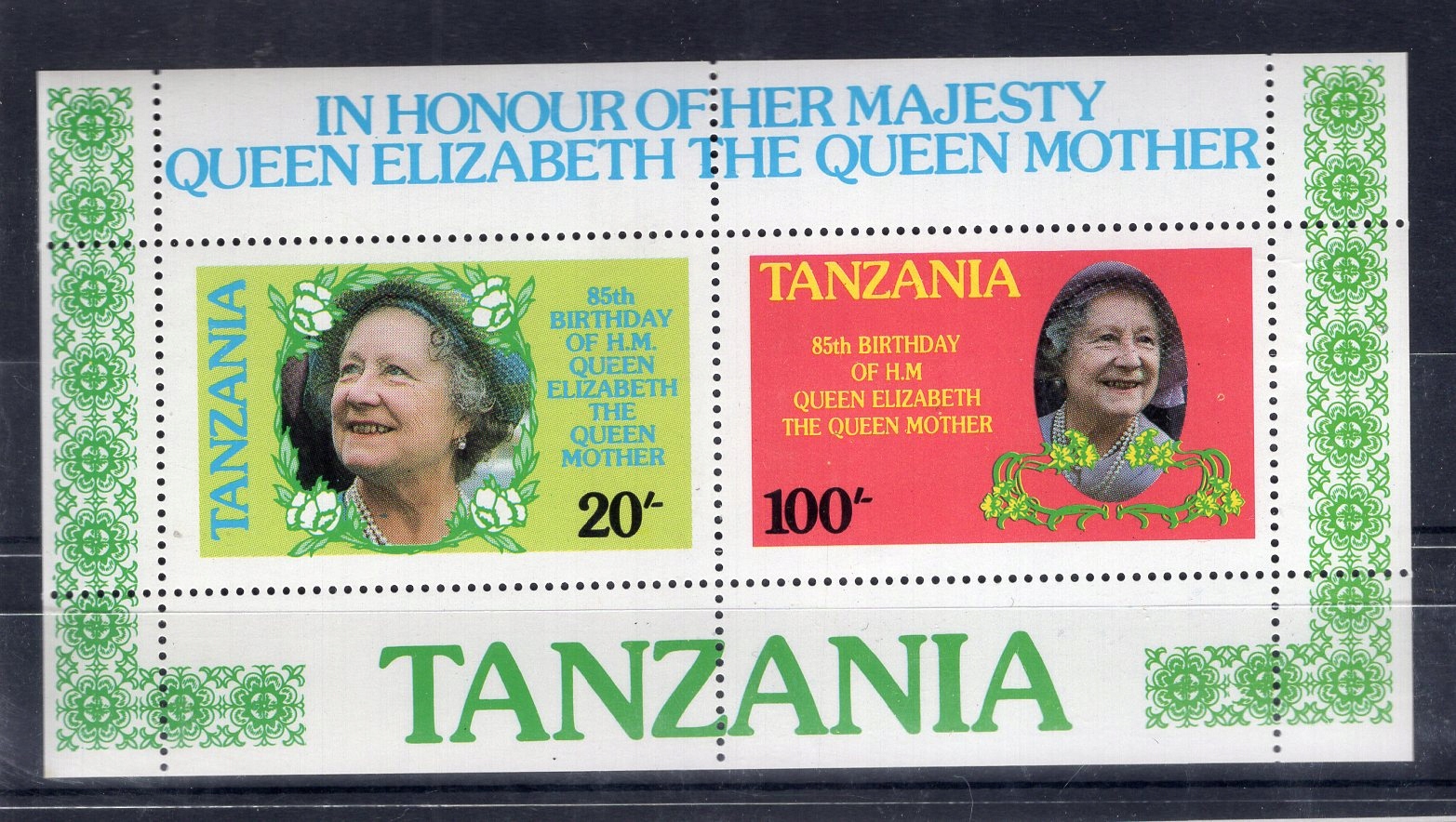 AT0965 Tanzania Mi blok 42 **