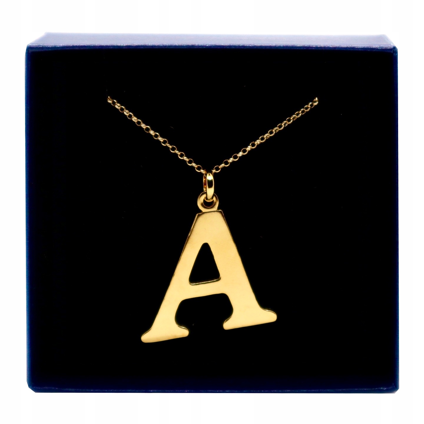 

Naszyjnik z literą Duża Litera Srebro925 pozłacane