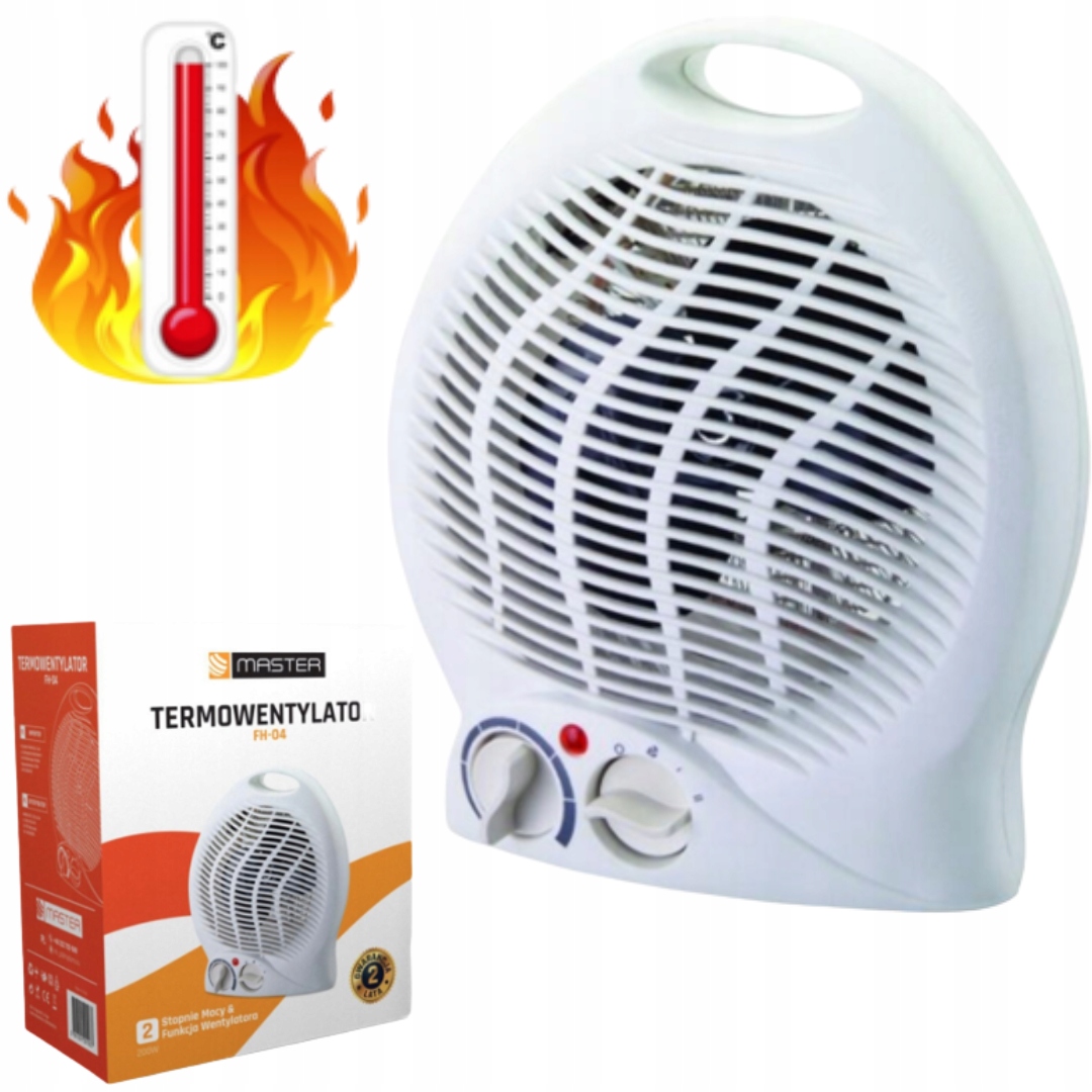 MOCNA FARELKA 2000W TERMOWENTYLATOR MIESZKANIOWY Marka inna