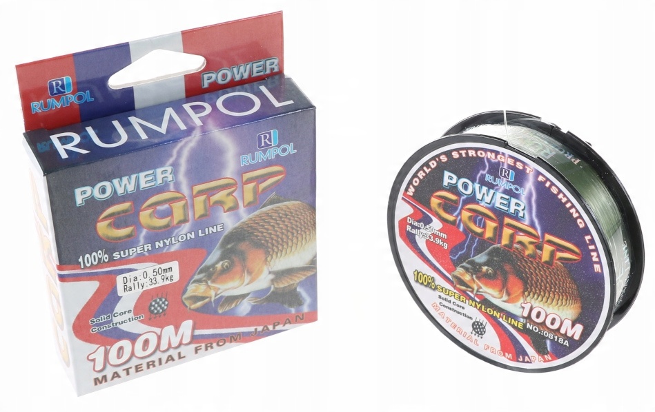 

Żyłka 100m 200m Rumpol Power 0,50mm 33,9kg Zbp