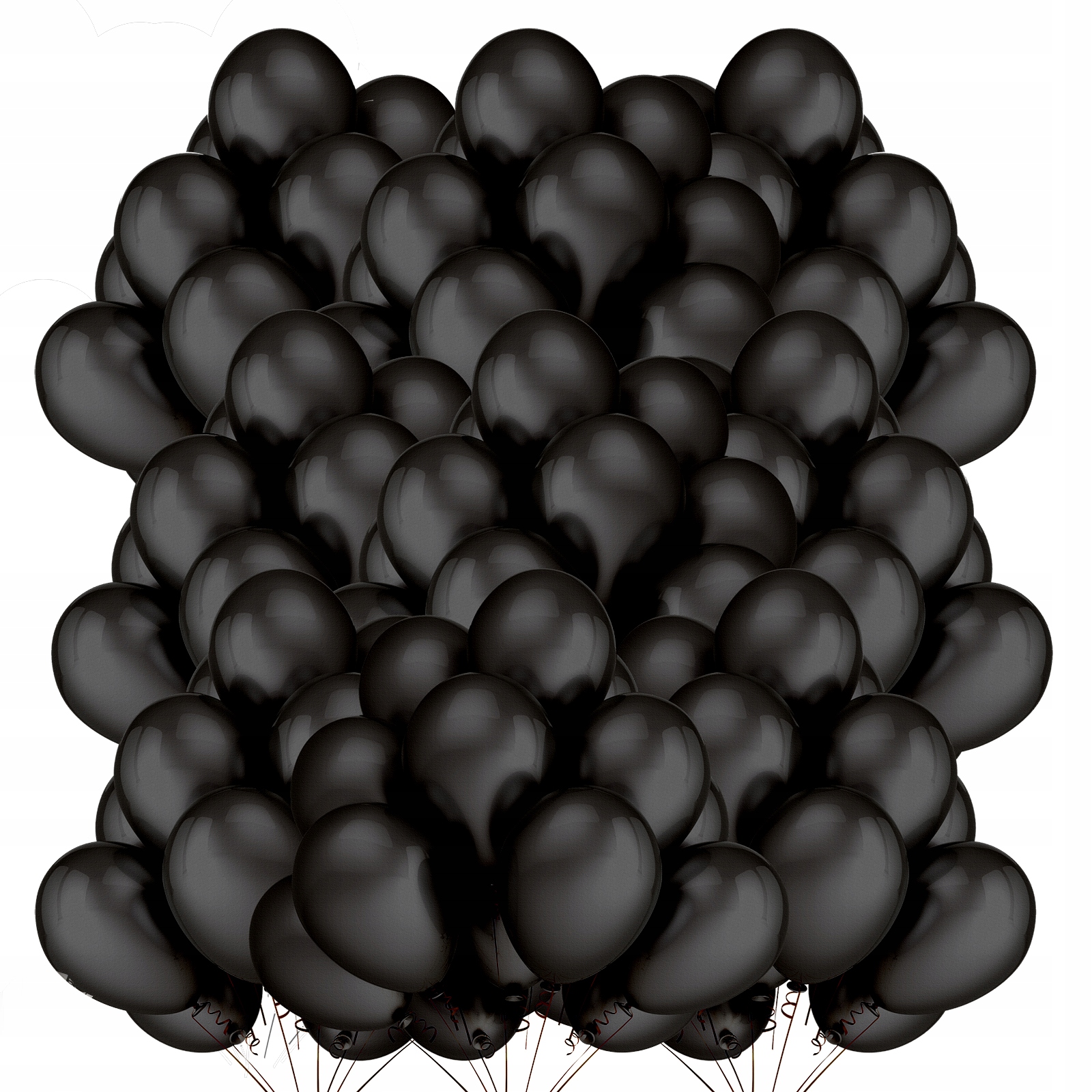 

Balony metaliczne czarne Eco 25 sztuk Duże Nd