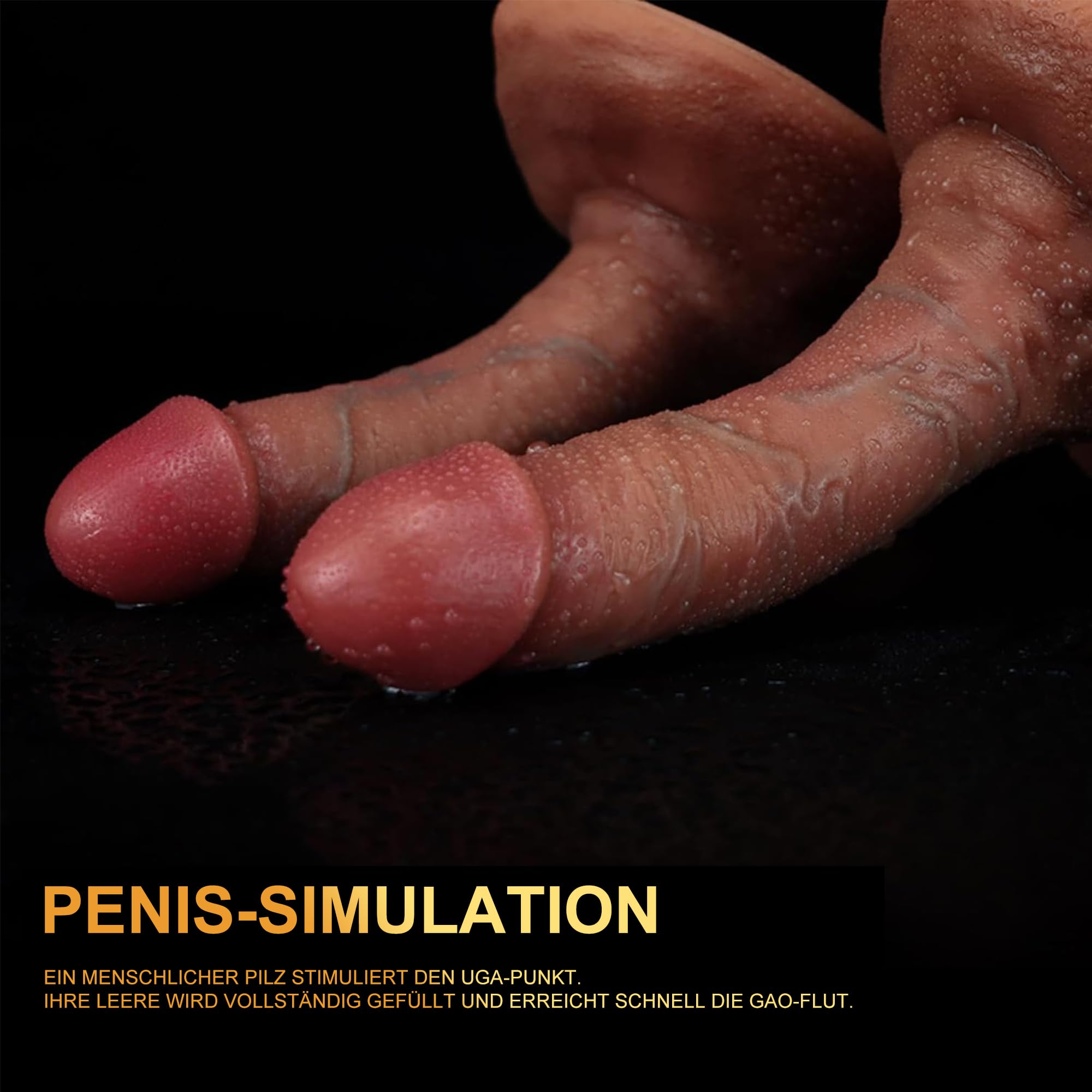 Realistyczny Dildo Silikonowy z Przyssawką dla Kobiet i Mężczyzn — miniatura 3