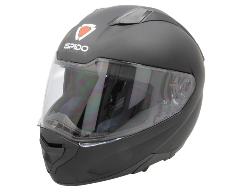 Kask integralny ISPIDO RAVEN XL czarny/matowy