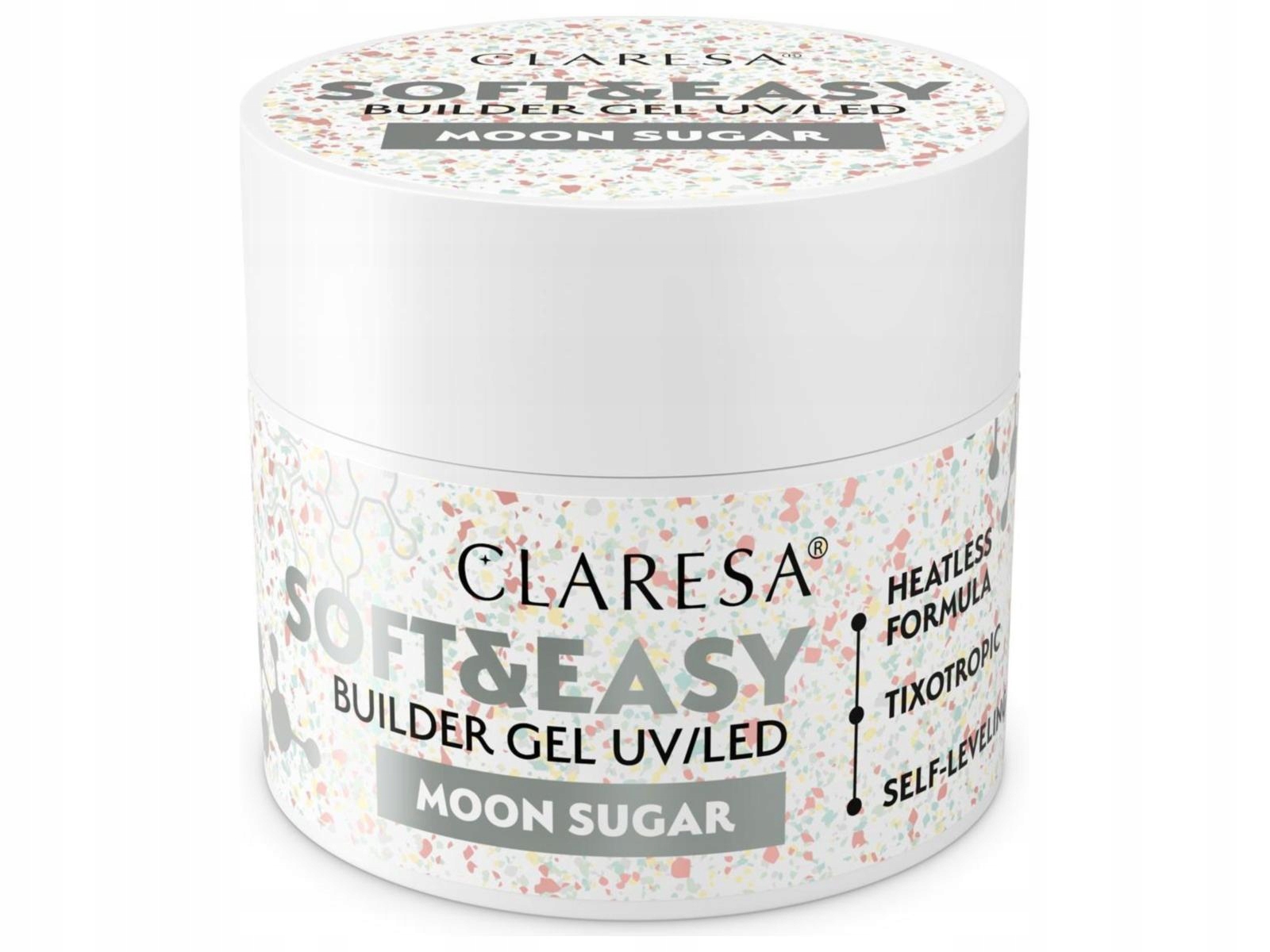 CLARESA Soft&Easy Żel budujący do paznokci Moon Sugar 12 g