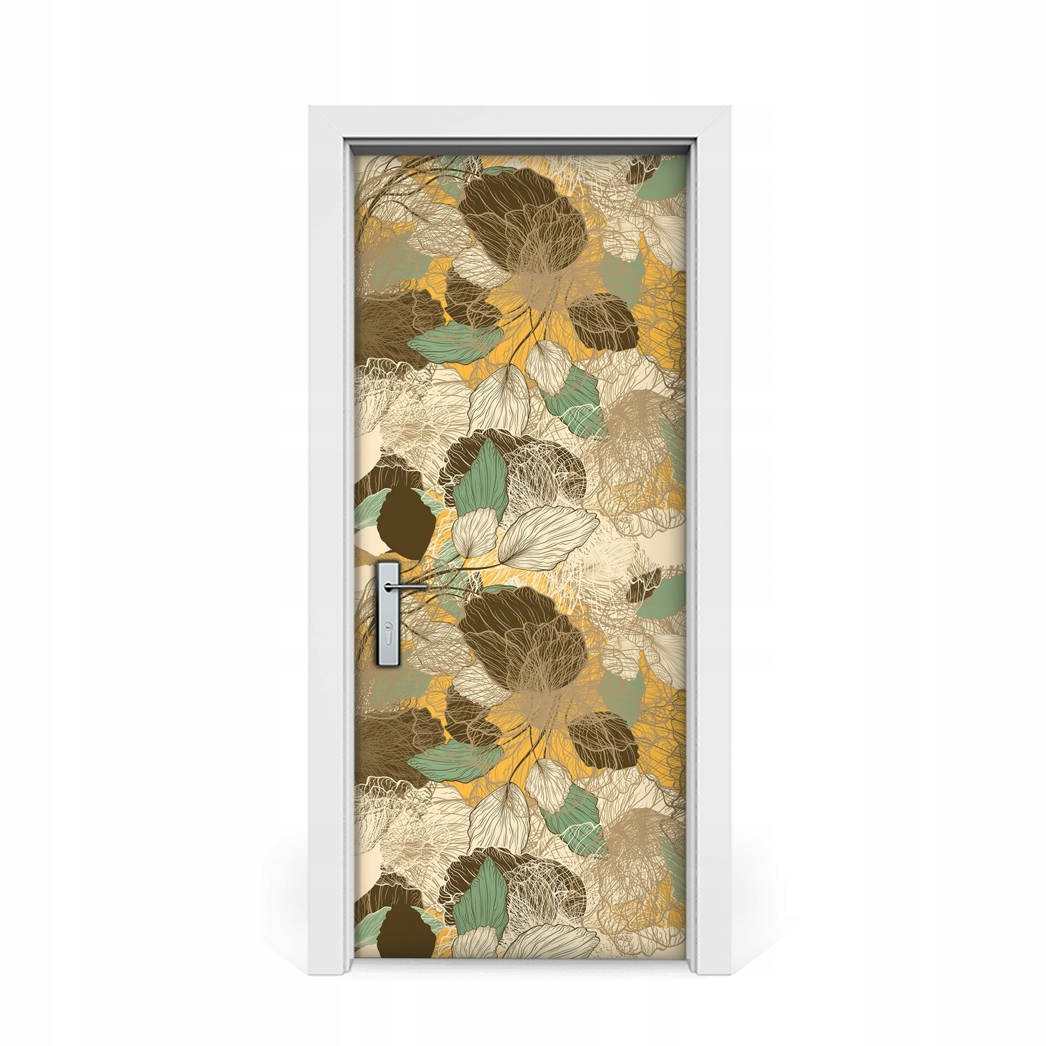 

Naklejka na drzwi okleina Retro sztuka 85x205