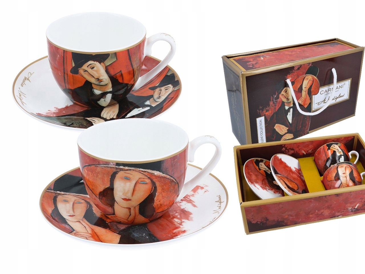 2 šálky Modigliani v porcelánové krabičce