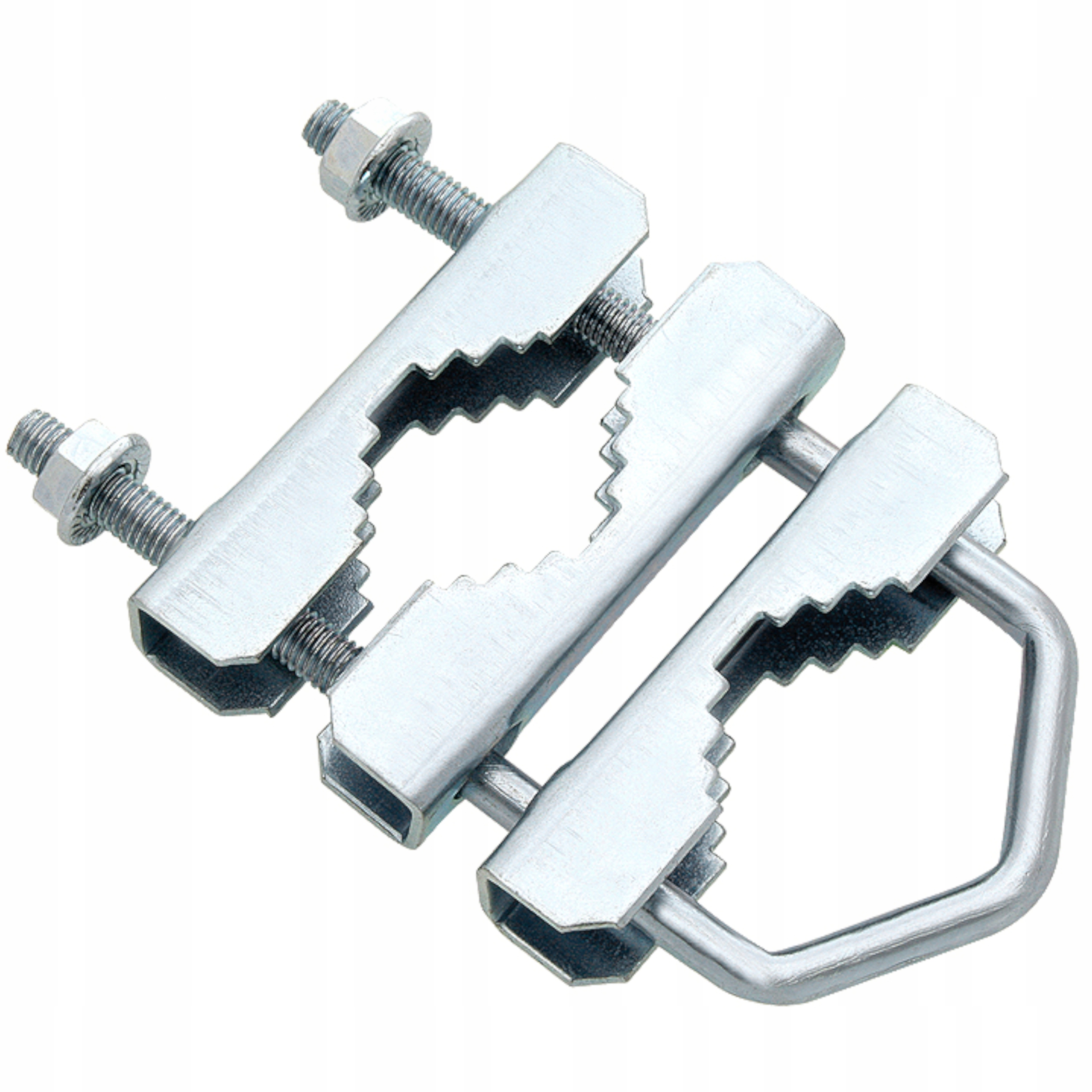 

Cybant antenowy podwójny łącznik masztu obejma M8