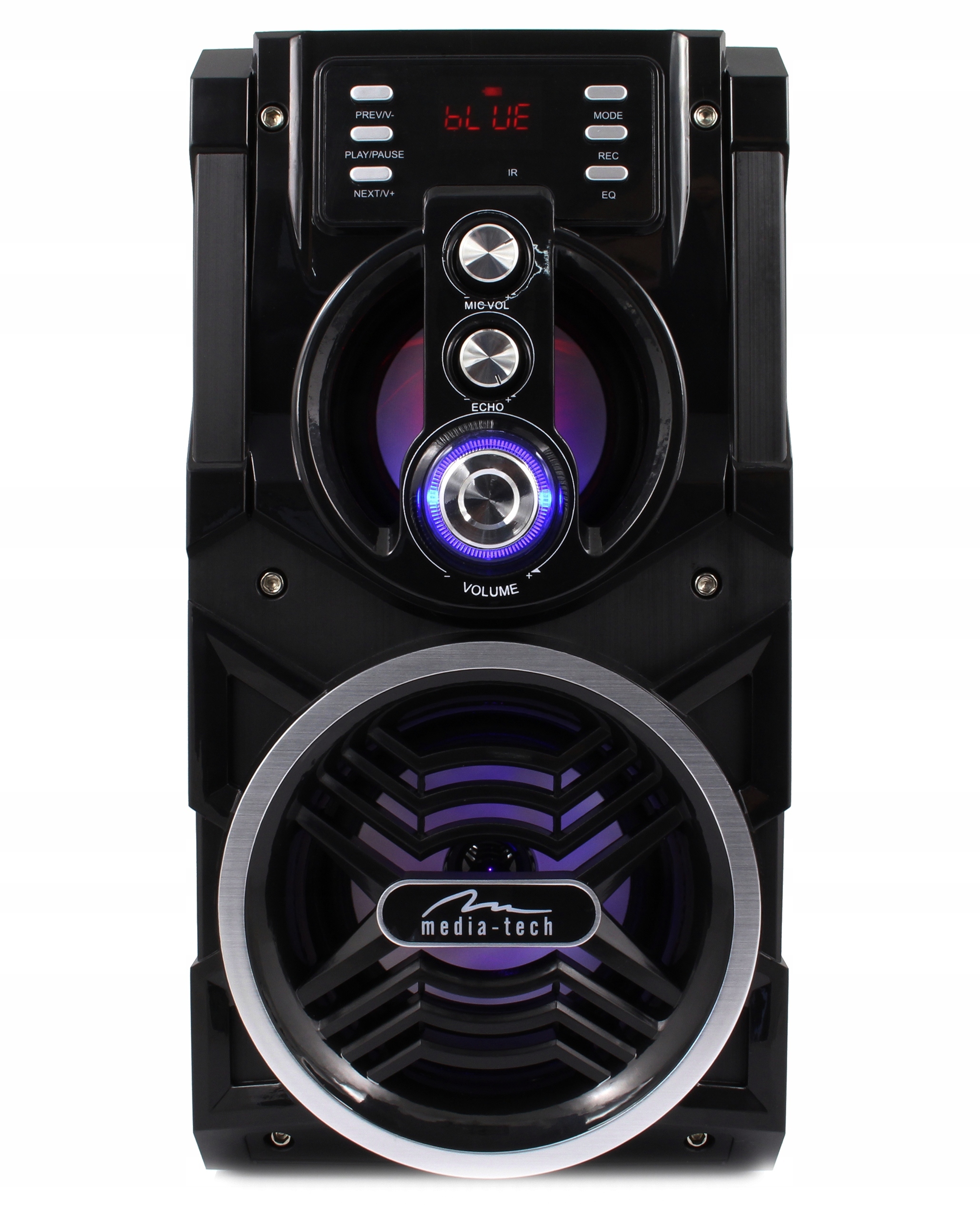 Boombox karaoke MT3150 MP3 FM Bluetooth Media-tec Kolor czarny