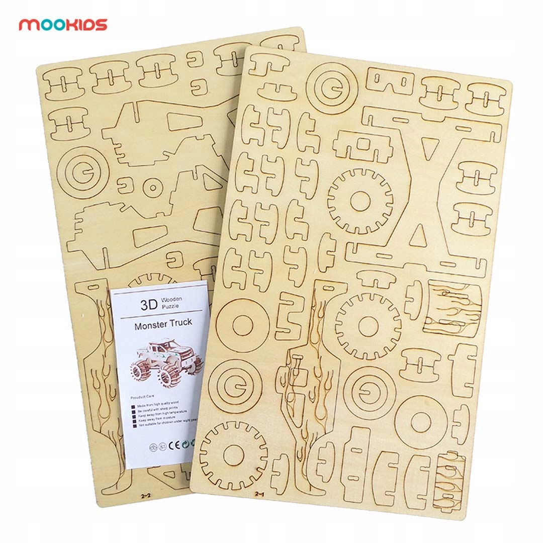 Samochód Drewniany Model 3D PREZENT DZIEŃ CHŁOPAKA Marka inna