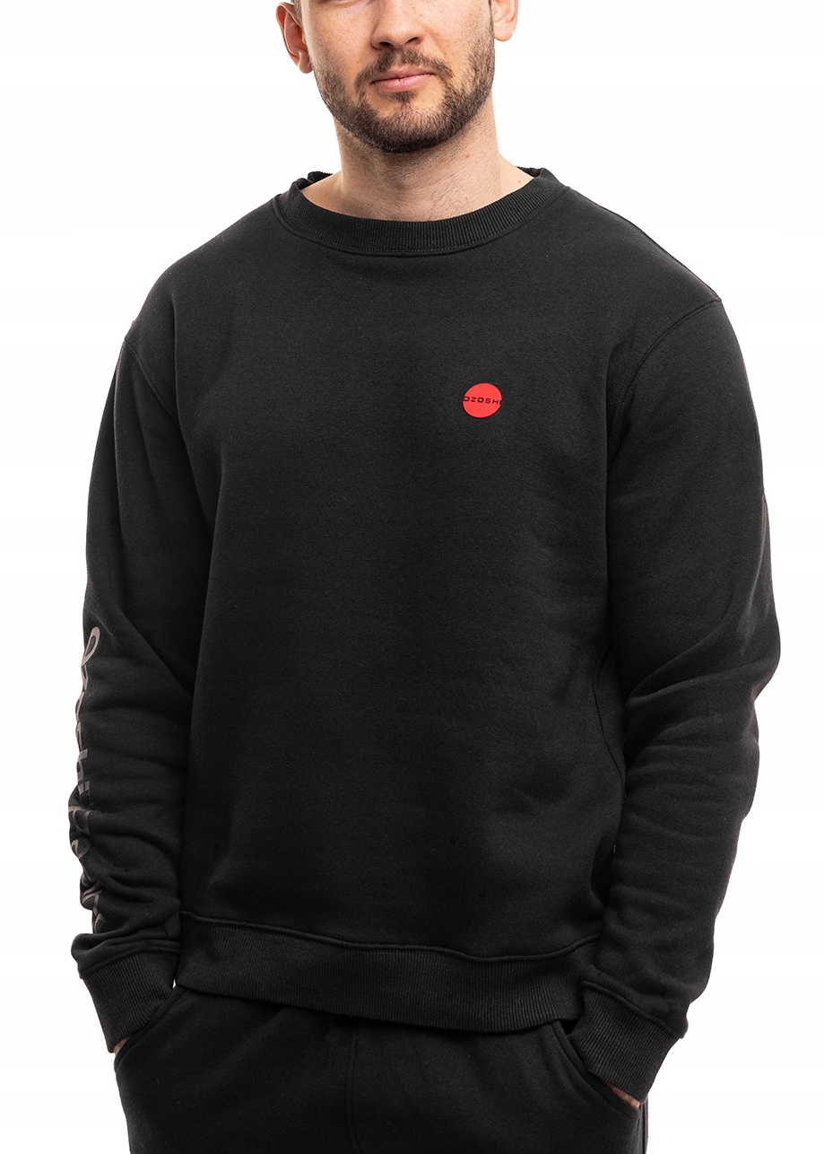 Bluza Męska Ozoshi Sportowa Dresowa bez Kaptura Bawełniana roz. L