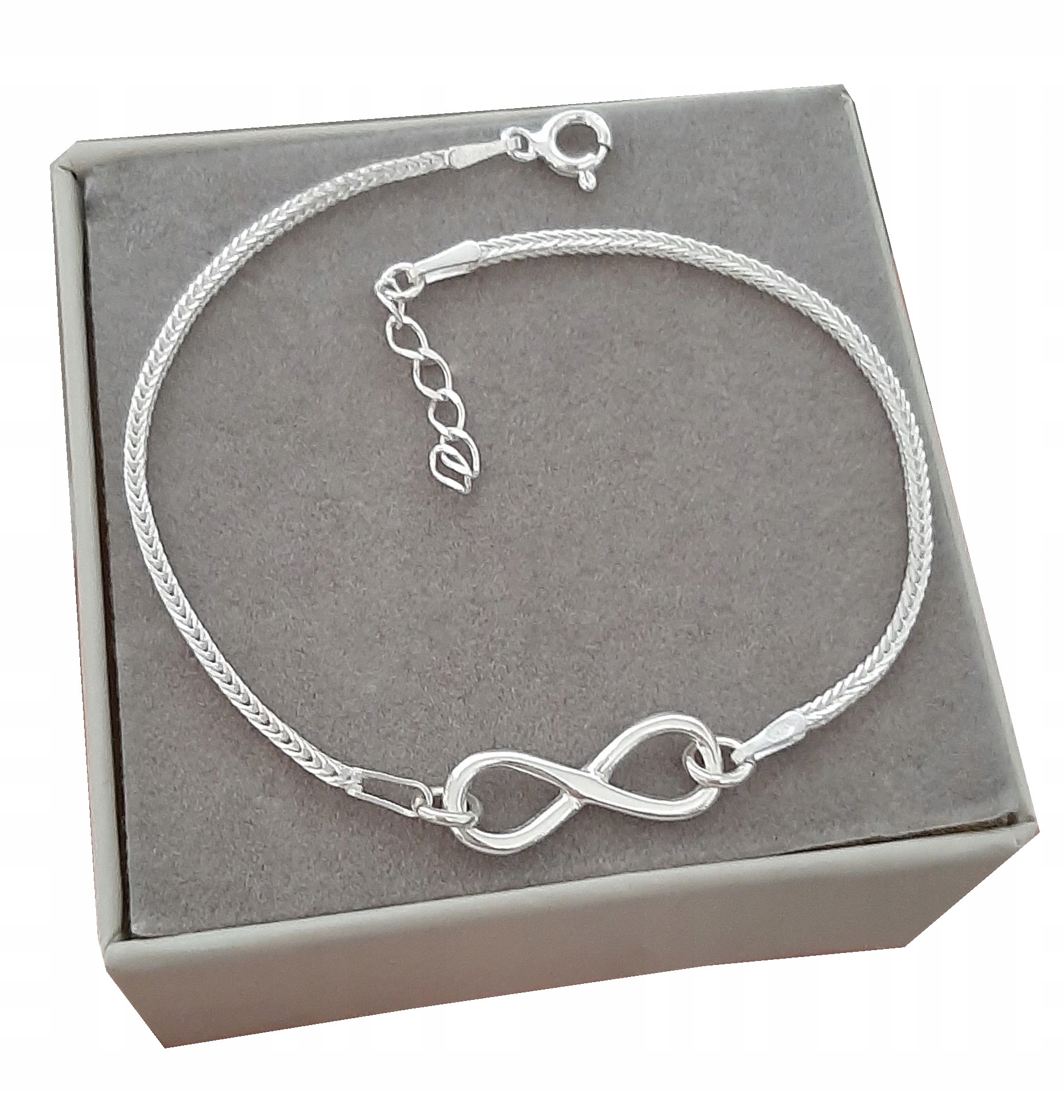 

Bransoletka nieskończoność Celebrytka srebro 925