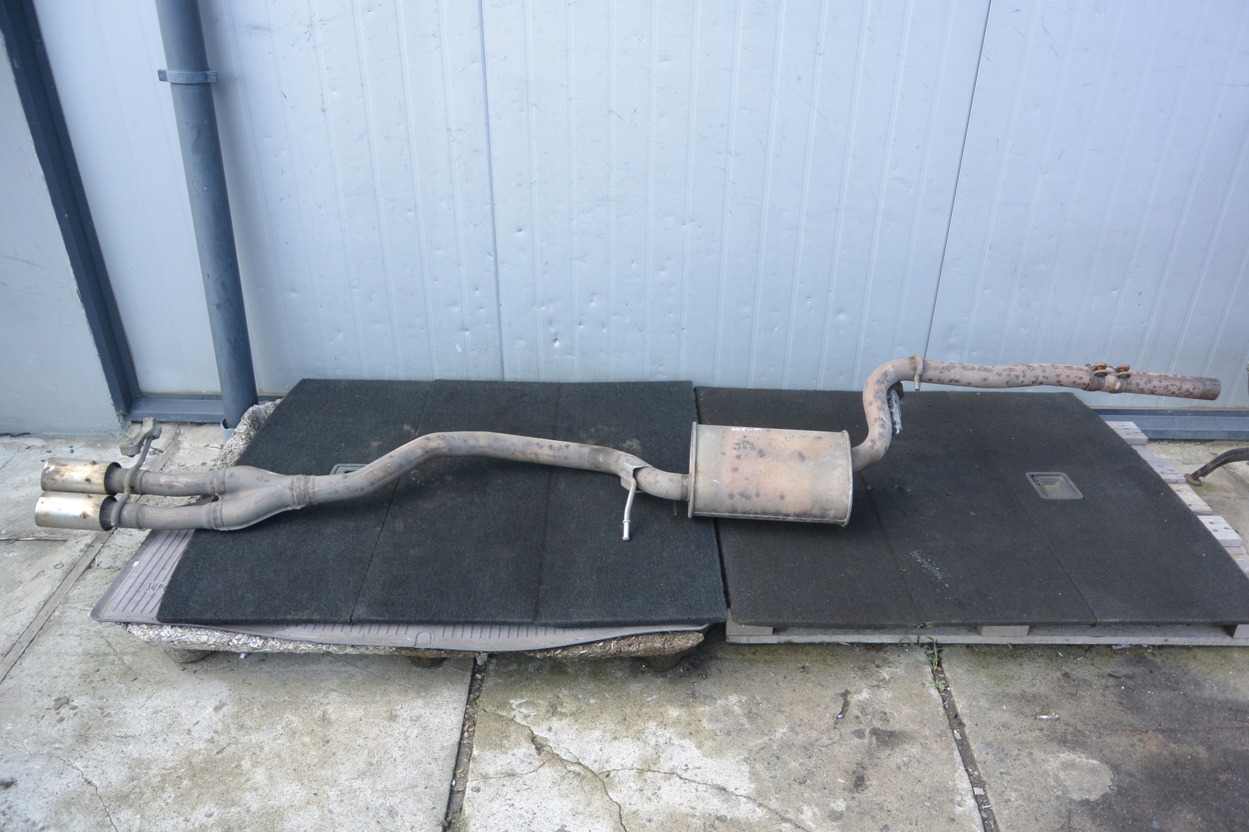 exhaust silencer KONCOWKI CHROM VW PASSAT B7 CC 2.0 TDI KOMPLET