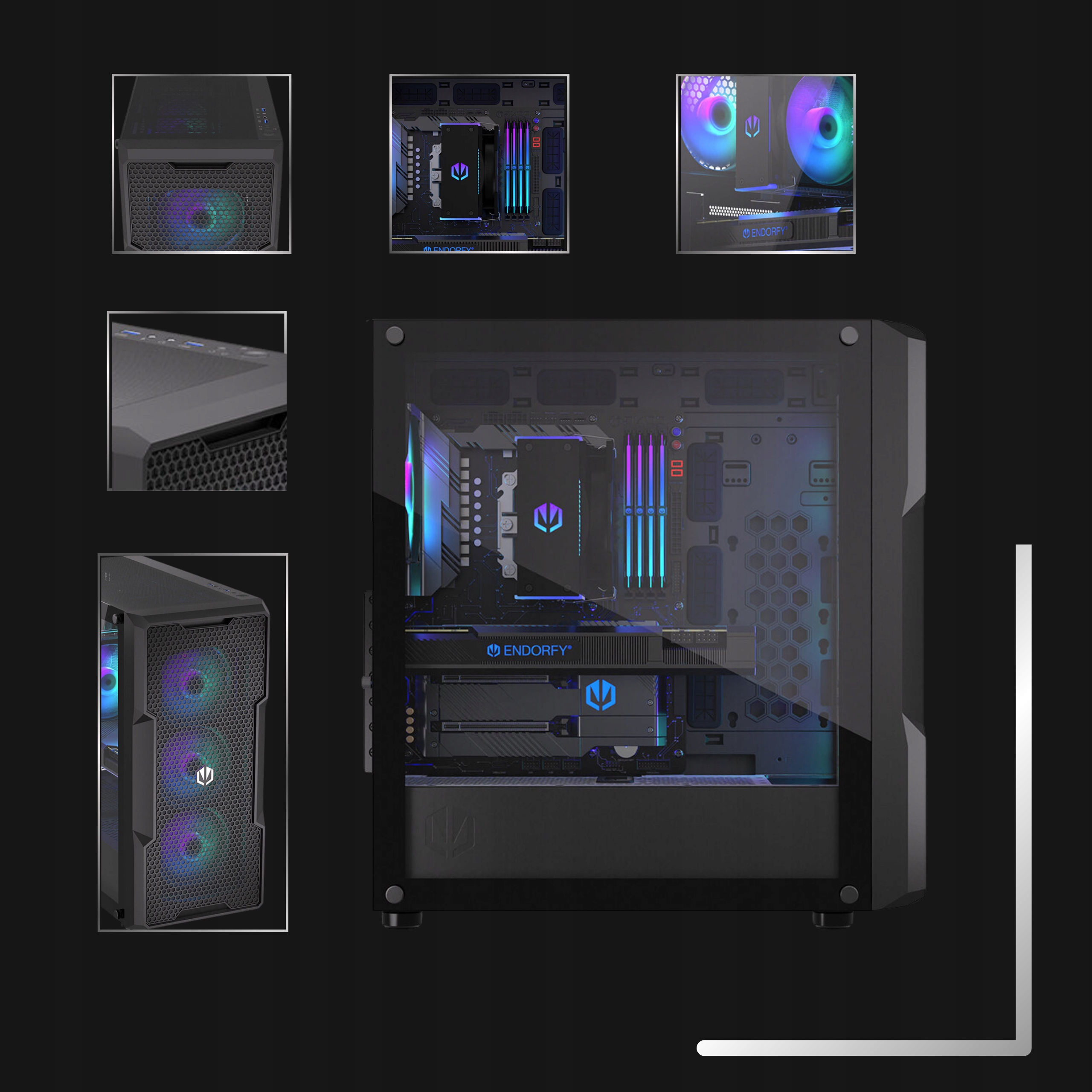 KOMPUTER GAMINGOWY RYZEN 9 7950X3D RX 7900 XTX 32GB DDR5 2TB M2 Typ dysku twardego SSD (M.2)