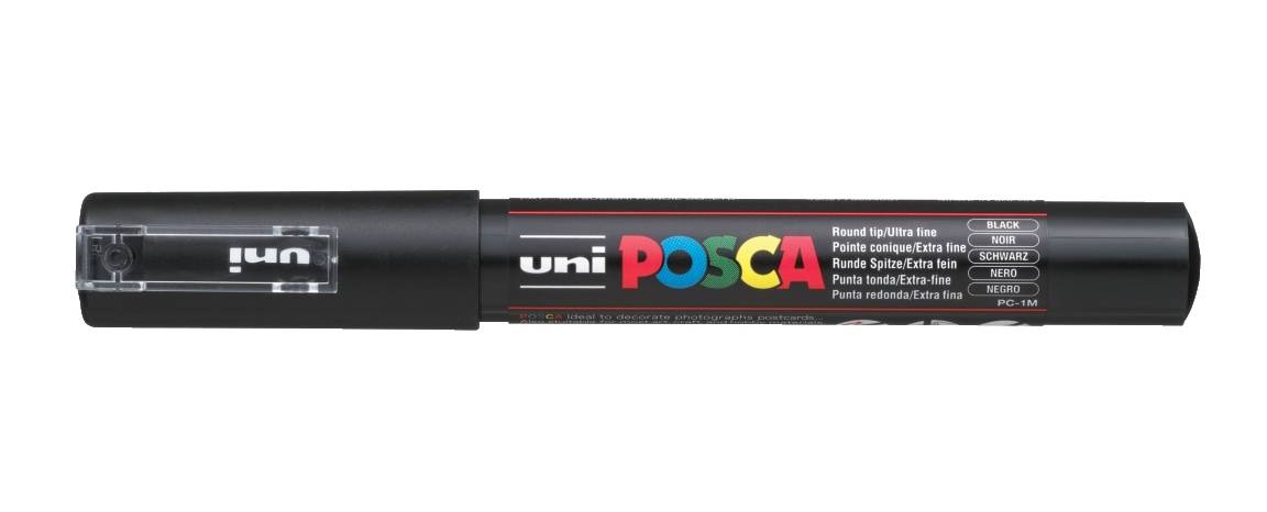 

Marker Mazak Posca z farbą plakatową PC-1M Czarny
