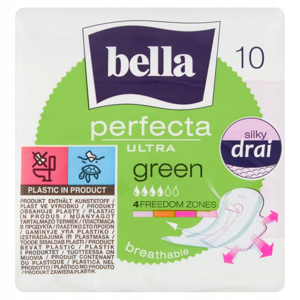 

Podpaski Bella Perfecta Ultra Green 10 szt.